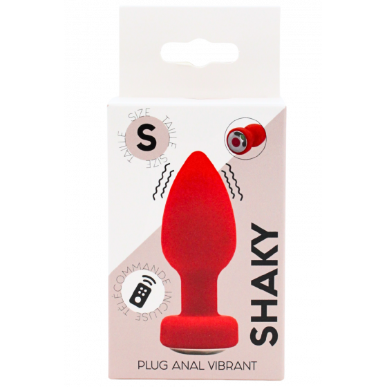plug anal vibrant en silicone avec télécommande - Ma Boutique en Folie