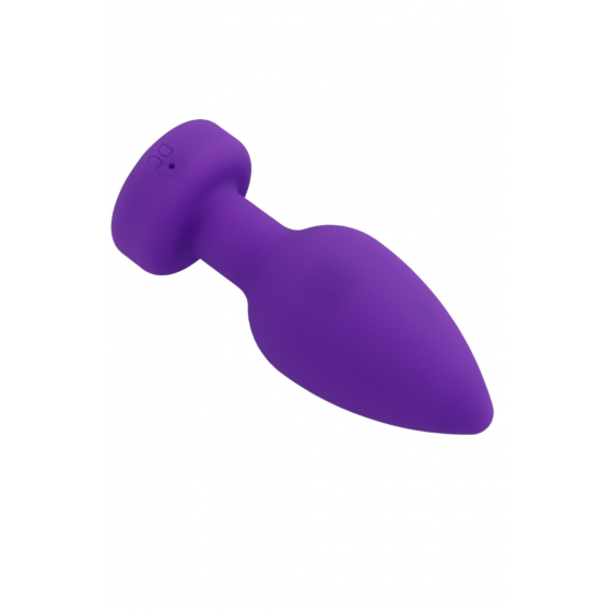 plug anal vibrant en silicone avec télécommande violet - Ma Boutique en Folie