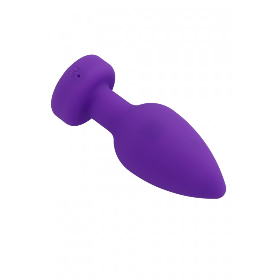 plug anal vibrant en silicone avec télécommande violet - Ma Boutique en Folie