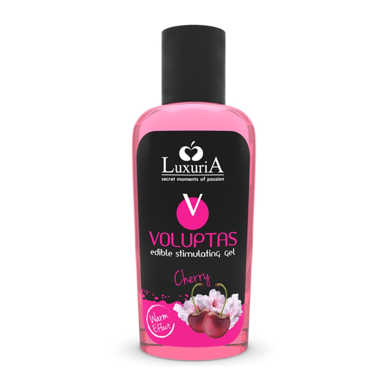 INTIMATELINE LUXURIA – Voluptas gel de massage comestible effet chauffant cerise 100 ml