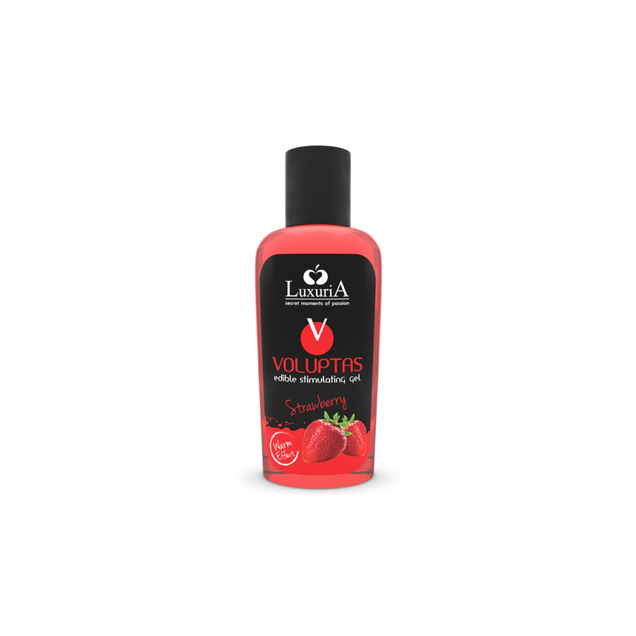 INTIMATELINE LUXURIA – Voluptas gel de massage comestible effet chauffant fraise 100 ml