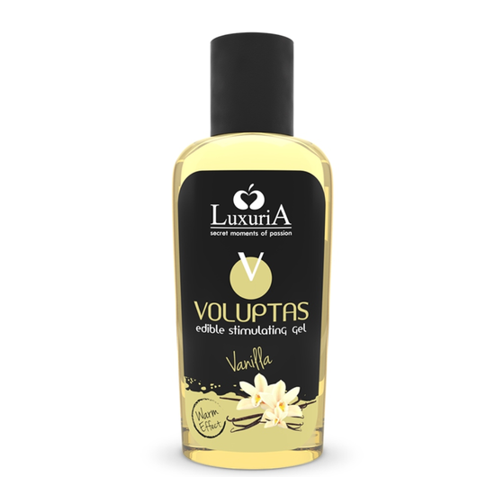INTIMATELINE LUXURIA – Voluptas gel de massage comestible effet chauffant vanille 100 ml