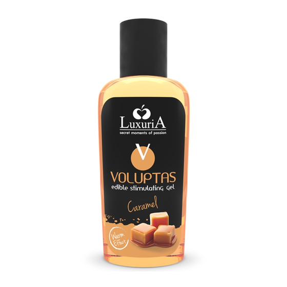 INTIMATELINE LUXURIA – Voluptas gel de massage comestible effet chauffant caramel 100 ml