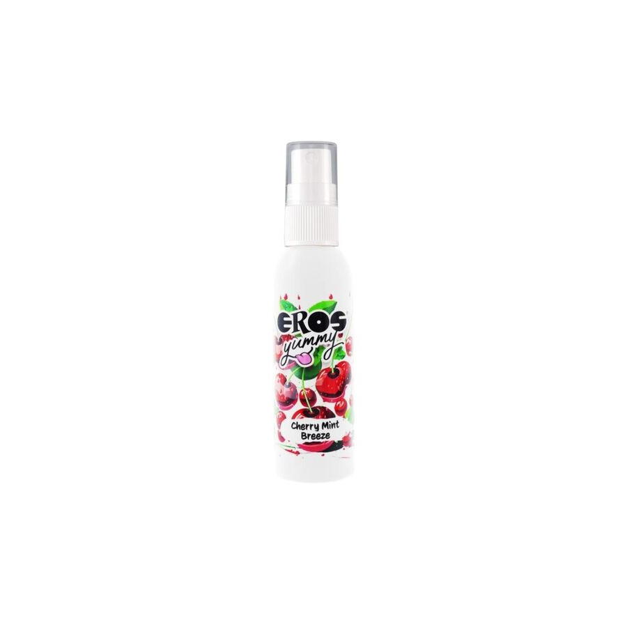 Eros Yummy spray corporel brisée menthe cerise 50 ml – spray aromatisé pour peau & zones érogènes