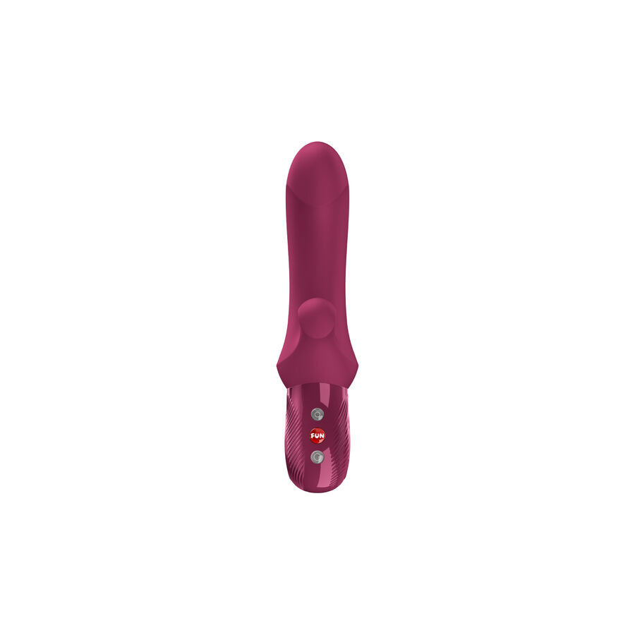 Fun Factory Bi Stronic Curve - Rabbit Pulsator Rouge Vin | Vibrateur Thrusting de Haute Qualité
