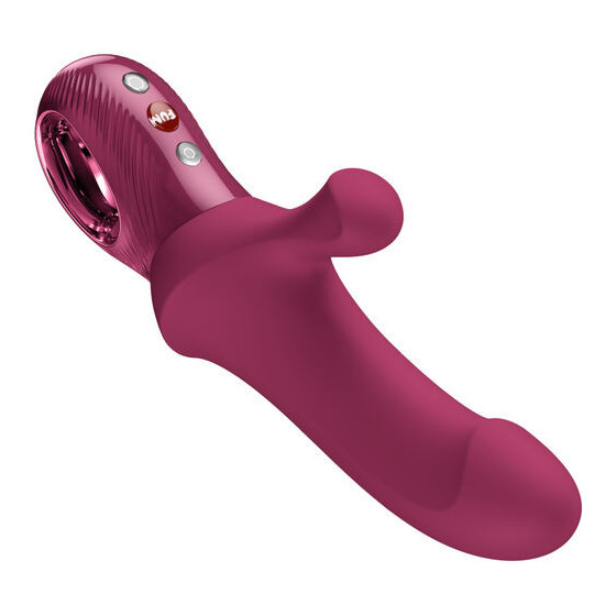 Fun Factory Bi Stronic Curve - Rabbit Pulsator Rouge Vin | Vibrateur Thrusting de Haute Qualité
