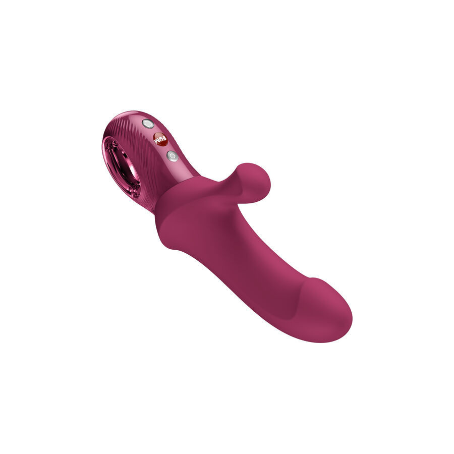 Fun Factory Bi Stronic Curve - Rabbit Pulsator Rouge Vin | Vibrateur Thrusting de Haute Qualité
