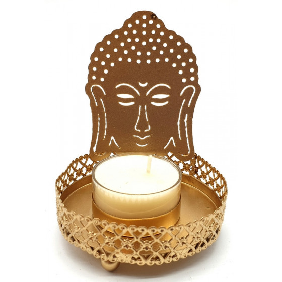 Bougeoir Bouddha en métal 11 cm – Décoration zen & spirituelle | Ma Boutique en Folie