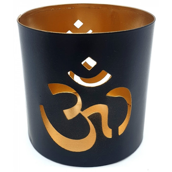 Bougeoir Métal OM 9 cm – Ambiance zen & déco naturelle | Ma Boutique en Folie