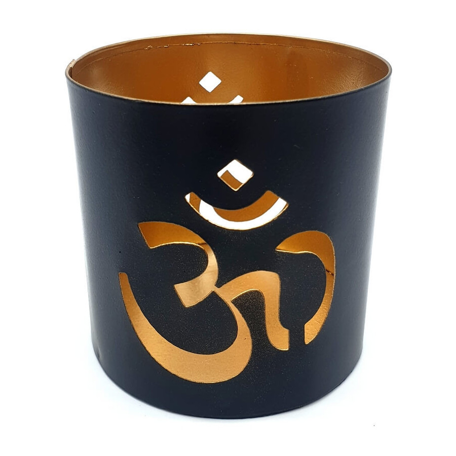 Bougeoir Métal OM 9 cm – Ambiance zen & déco naturelle | Ma Boutique en Folie