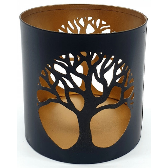 Bougeoir Métal Arbre de Vie 9cm – Ambiance zen & déco naturelle | Ma Boutique en Folie