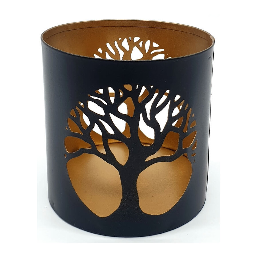 Bougeoir Métal Arbre de Vie 9cm – Ambiance zen & déco naturelle | Ma Boutique en Folie