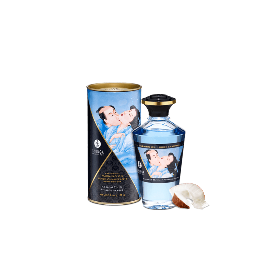Huile Chauffante Aphrodisiaque Frissons de Coco | Ma Boutique en Folie