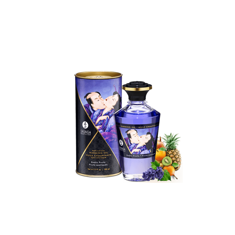 Huile Chauffante Aphrodisiaque Fruits Exotiques | Ma Boutique en Folie