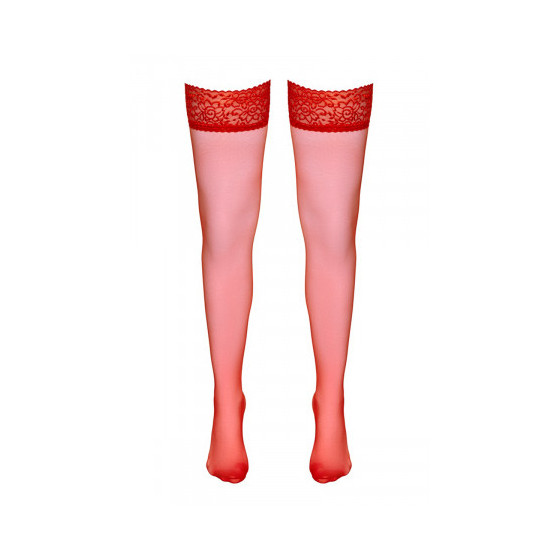 Bas Autofixants Rouge – Cotelli Legwear | Ma Boutique en Folie
