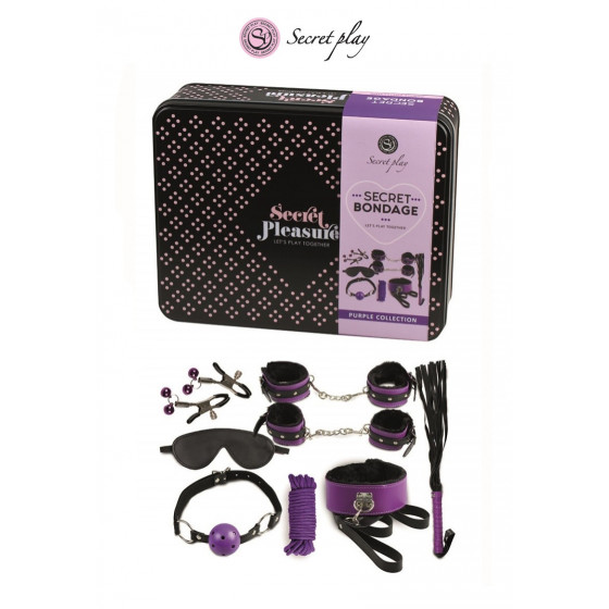 Kit BDSM 8 Pièces - Violet