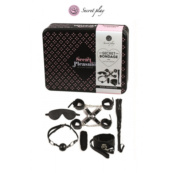 Kit BDSM 8 pièces - Noir