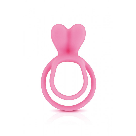 Double Cockring Rose Glamy