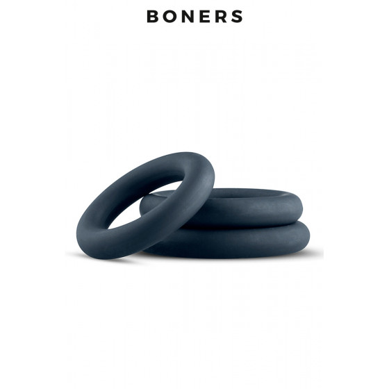 Kit de 3 Anneaux de Pénis - Boners