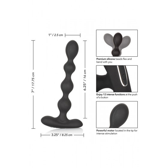 Stimulateur Anal Eclipse Slender Beads – CalExotics | Perles Vibrantes