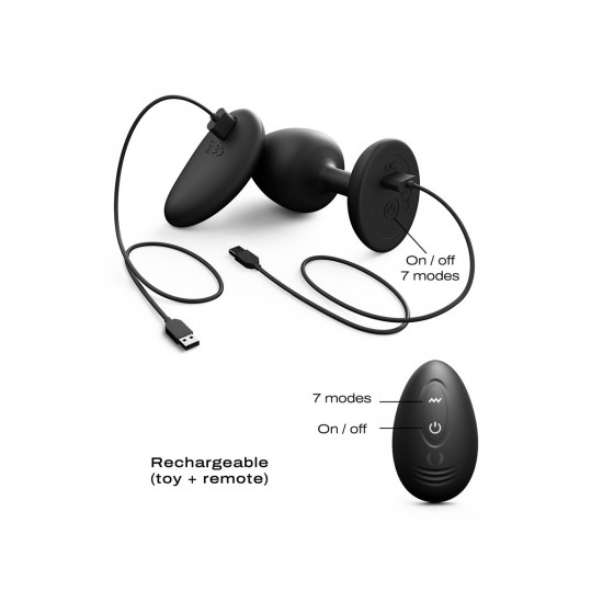 Plug Anal Vibrant Geisha Infinite L – Dorcel | Télécommande, Billes Rotatives