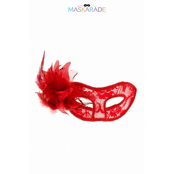 Loup Semi-Rigide La Traviata - Rouge