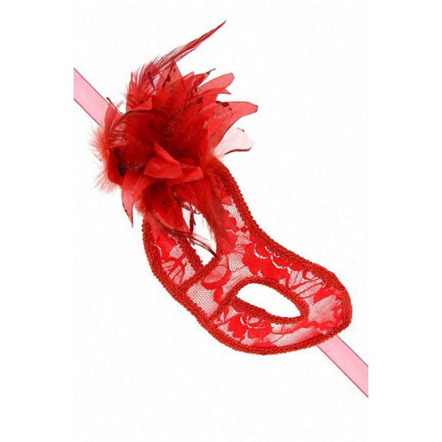 Loup Semi-Rigide La Traviata - Rouge