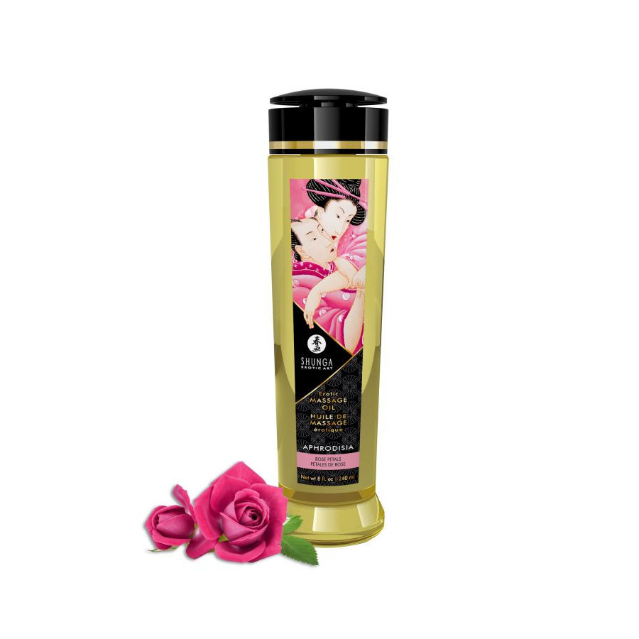 Huile de Massage Érotique Aphrodisia Rose | Ma Boutique en Folie