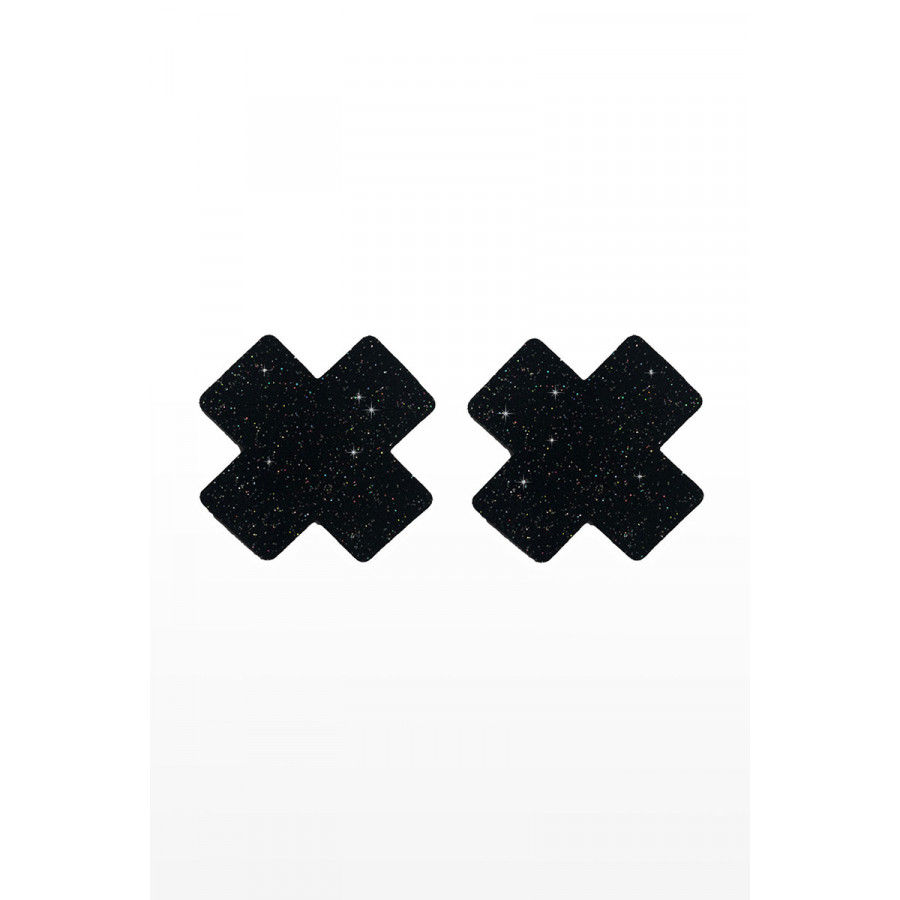 Caches‑mamelons Nipple X Covers noir – Cache‑tétons sexy