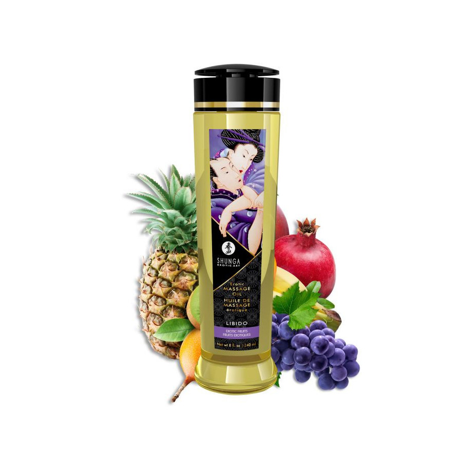 Huile de massage érotique Libido Fruits Exotiques