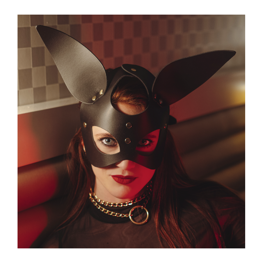 Masque oreilles de lapin noir et gold – Accessoire sexy femme | Ma Boutique en Folie