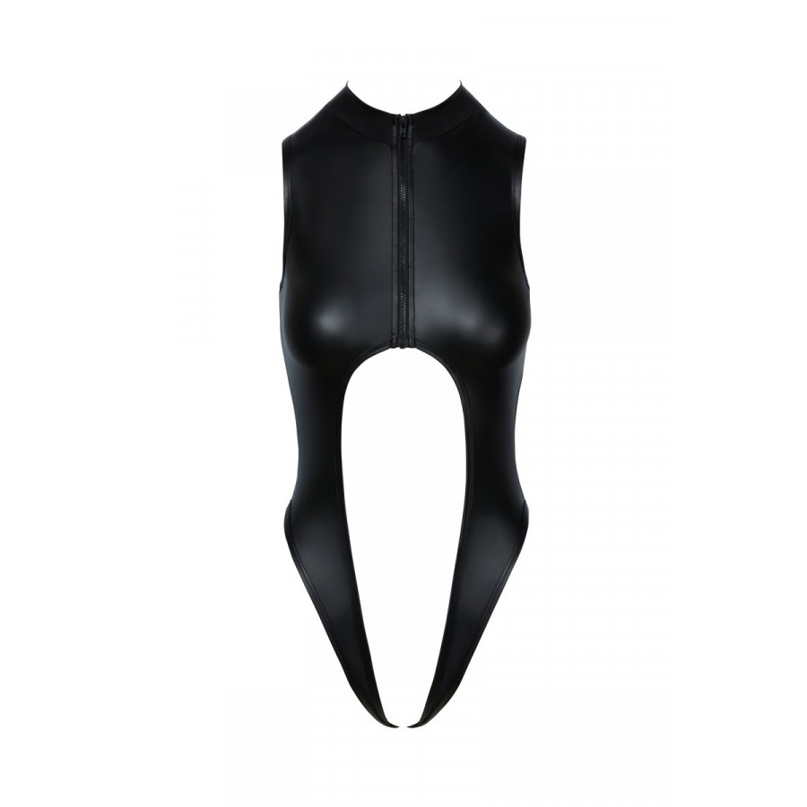 Body noir ouvert à l’entrejambe – Cotelli Lingerie sexy