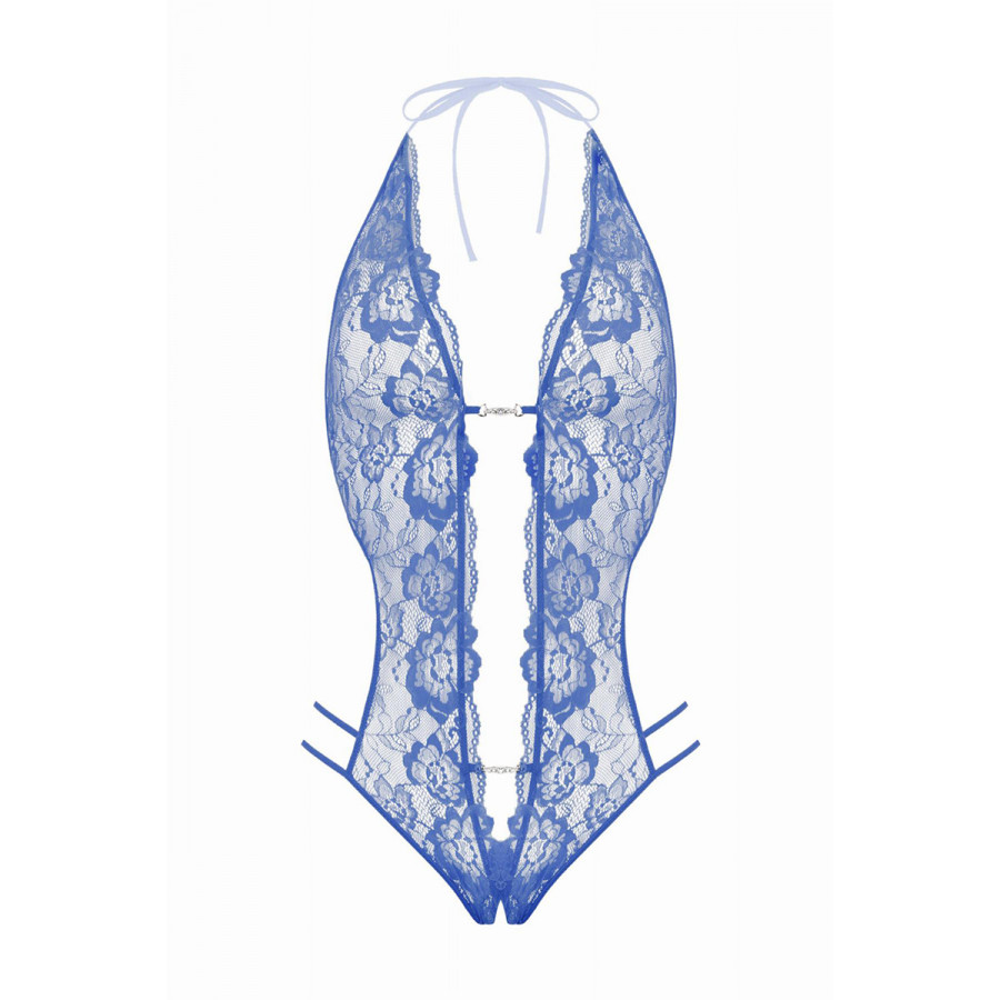 Body string ouvert Renee bleu – Christine | Lingerie sexy