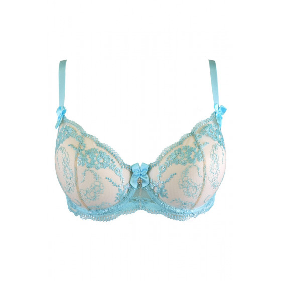 Soutien-gorge dentelle bleu Axami V-10131 – Balconnet élégant et sexy