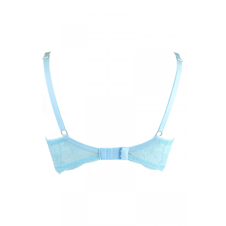Soutien-gorge dentelle bleu Axami V-10131 – Balconnet élégant et sexy