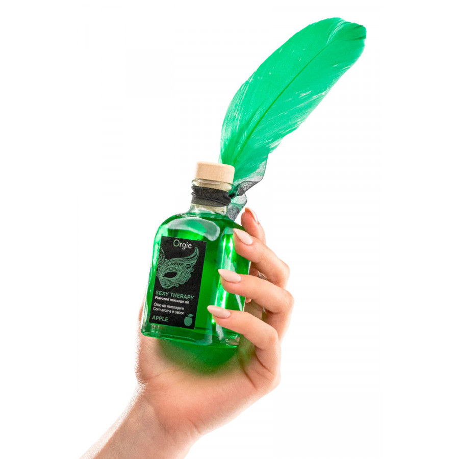 Huile de Massage Embrassable Pomme – Sexy Therapy