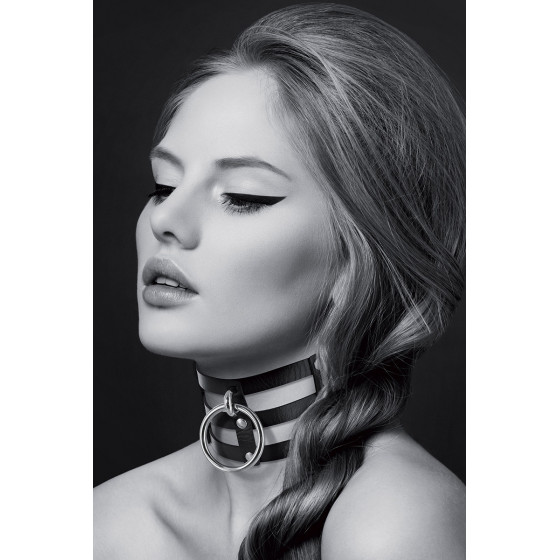 Collier Fetish Large avec Anneau - Bijoux pour Toi
