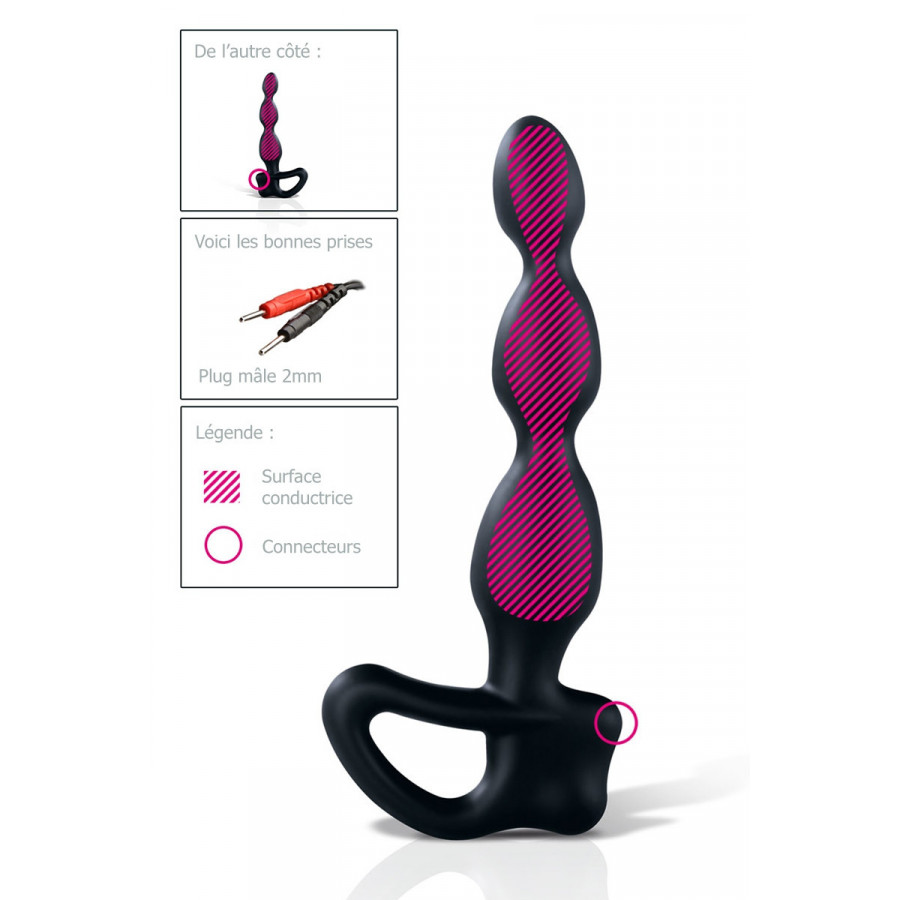 Stimulateur Prostate Électro Big Bend It Mystim - Stimulation Précise et Intense