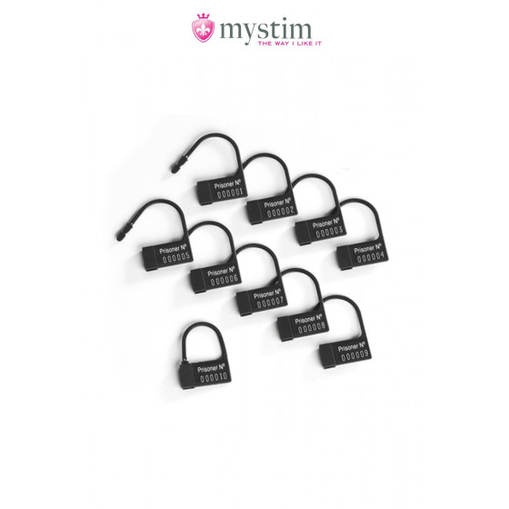 Scellés Plastiques pour Cage Pubic Enemy - Mystim