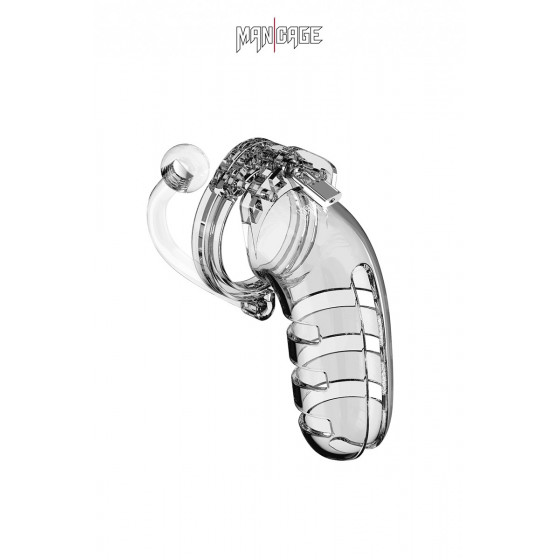 Cage de Chasteté 14cm avec Plug - ManCage