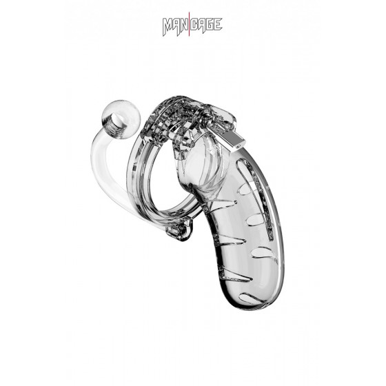 Cage de Chasteté 11,5cm avec Plug - ManCage
