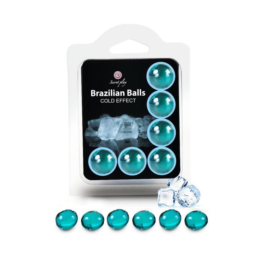 6 Billes de Massage Brazilian Balls – Effet Froid « Cold Effect »