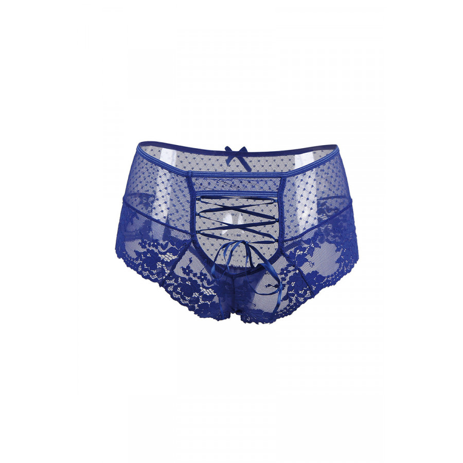 Tanga Sexy Bleu Pas Cher - Livraison Rapide