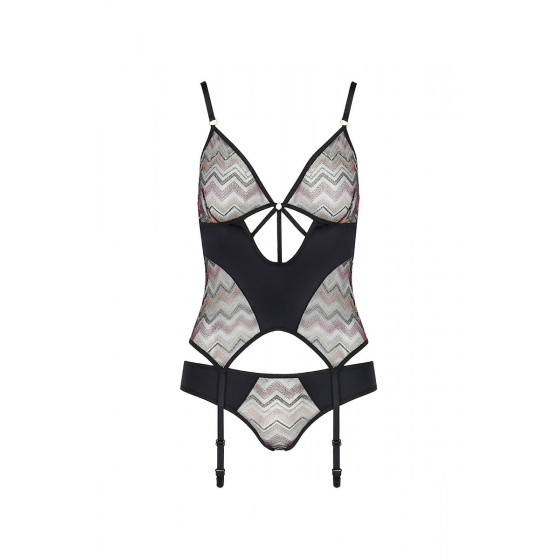 Guêpière et culotte noire – Lingerie sexy & élégante | Ma Boutique En Folie