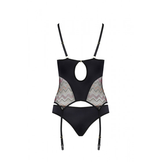 Guêpière et culotte noire – Lingerie sexy & élégante | Ma Boutique En Folie