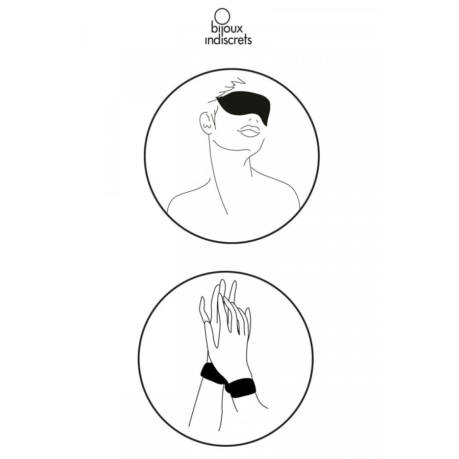 Bandeau « Shhh » – Accessoire yeux sensuel & mystérieux