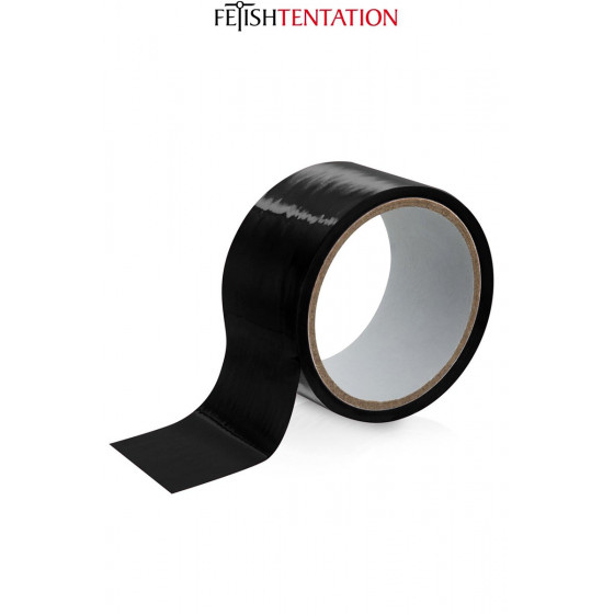 Ruban de Soumission Noir 15m - Fétish Tentation