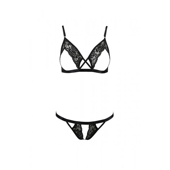 Ensemble Sexy Ouvert Diabolina pas Cher -  Livaison Express