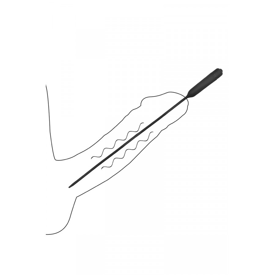 Plug d'Urétrée Vibrant Extra Long OUCH - Confort et Stimulation