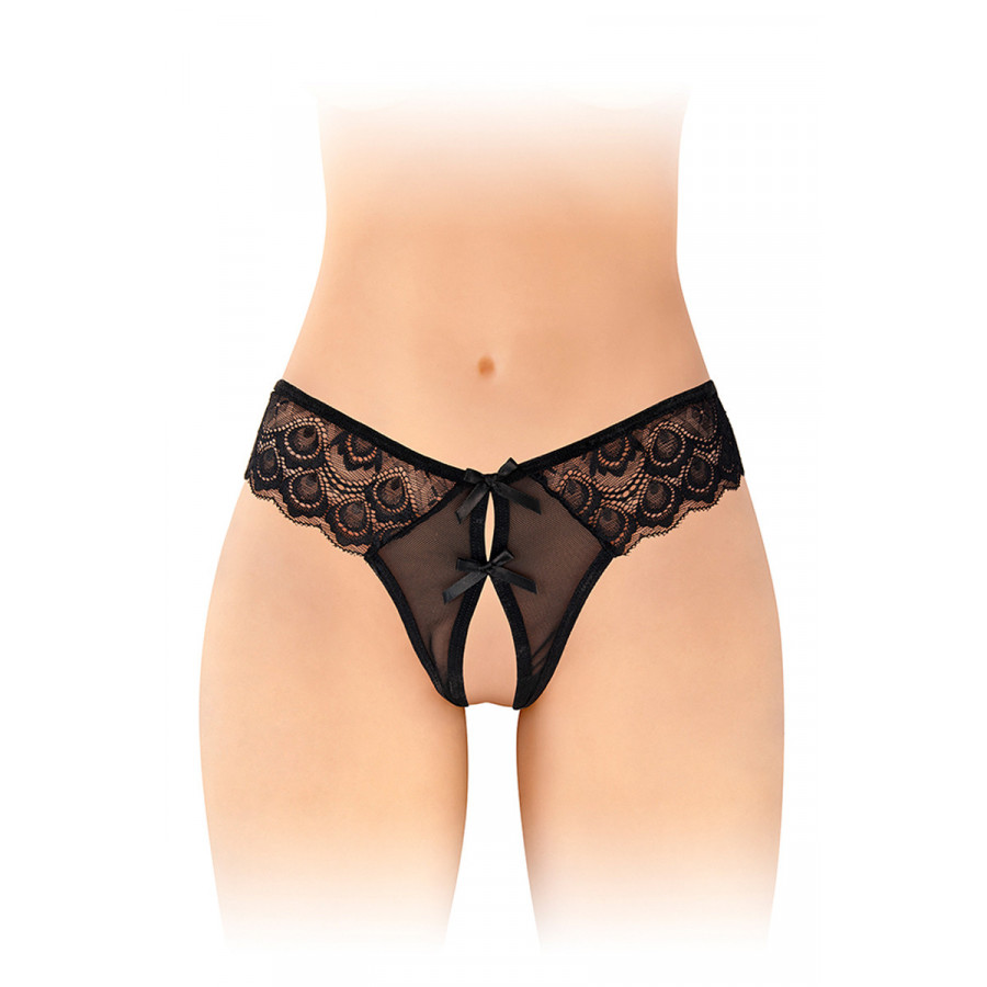 String ouvert Alicia noir – Fashion Secret